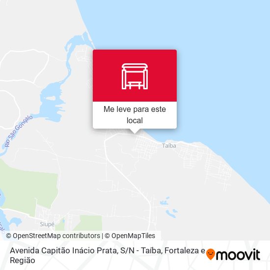 Avenida Capitão Inácio Prata, S / N - Taíba mapa