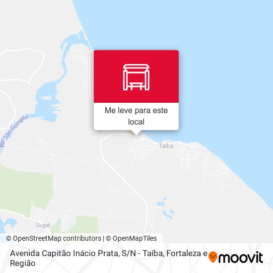 Avenida Capitão Inácio Prata, S / N - Taíba mapa