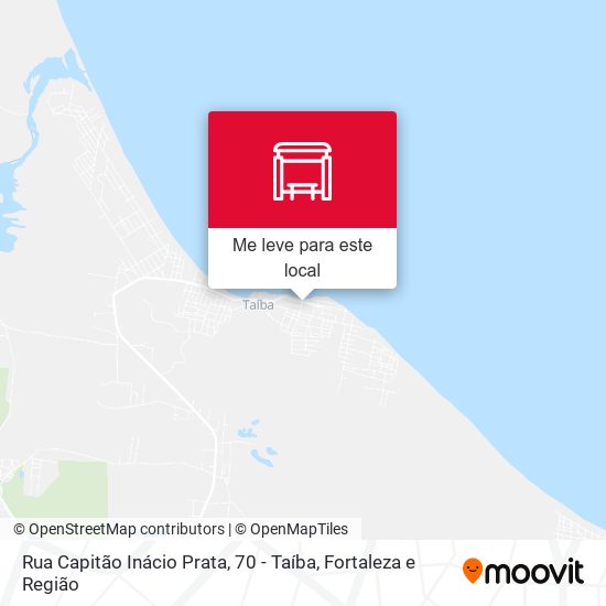 Rua Capitão Inácio Prata, 70 - Taíba mapa