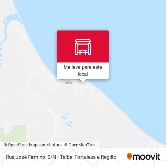 Rua José Firmino, S/N - Taíba mapa