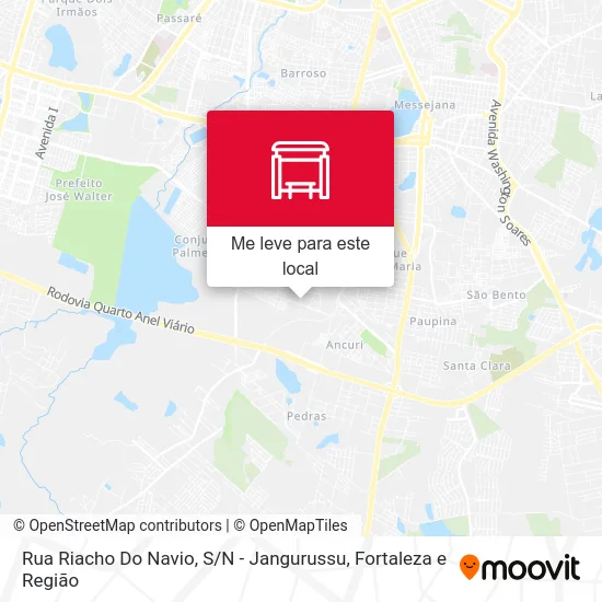 Rua Riacho Do Navio, S / N - Jangurussu mapa