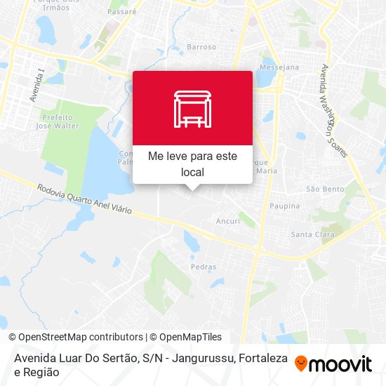 Avenida Luar Do Sertão, S / N - Jangurussu mapa