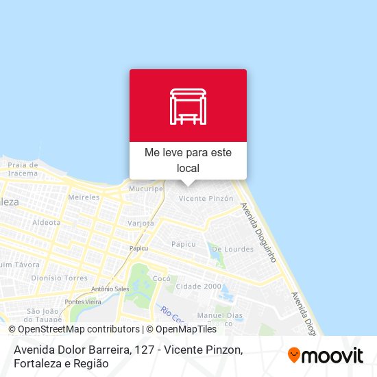 Avenida Dolor Barreira, 127 - Vicente Pinzon mapa