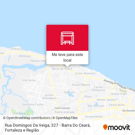 Rua Domingos Da Veiga, 327 - Barra Do Ceará mapa