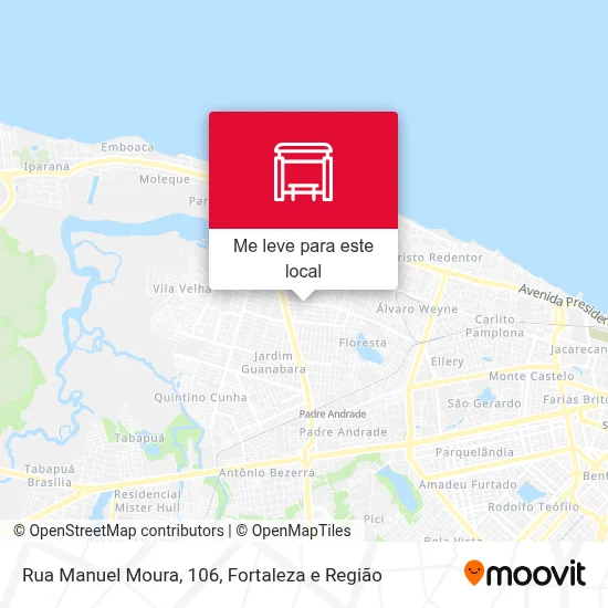 Rua Manuel Moura, 106 mapa