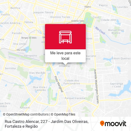 Rua Castro Alencar, 227 - Jardim Das Oliveiras mapa