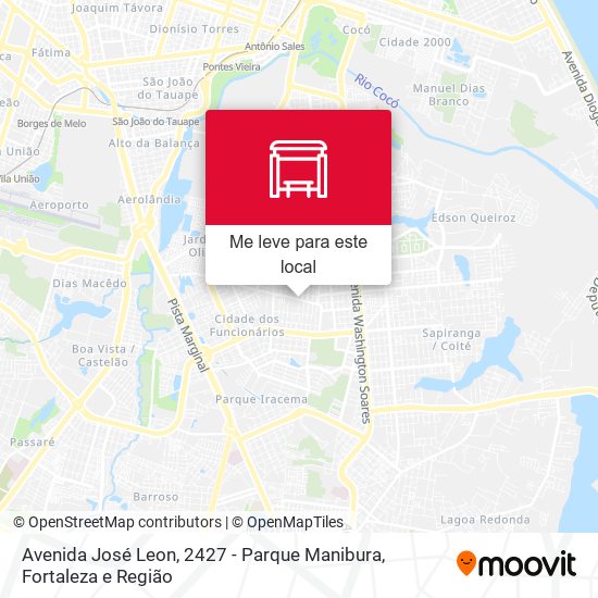 Avenida José Leon, 2427 - Parque Manibura mapa