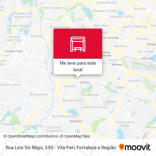 Rua Lins Do Rêgo, 350 - Vila Peri mapa