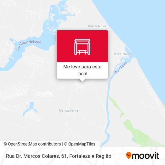 Rua Dr. Marcos Colares, 61 mapa
