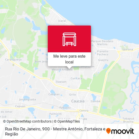 Rua Rio De Janeiro, 900 - Mestre Antônio mapa