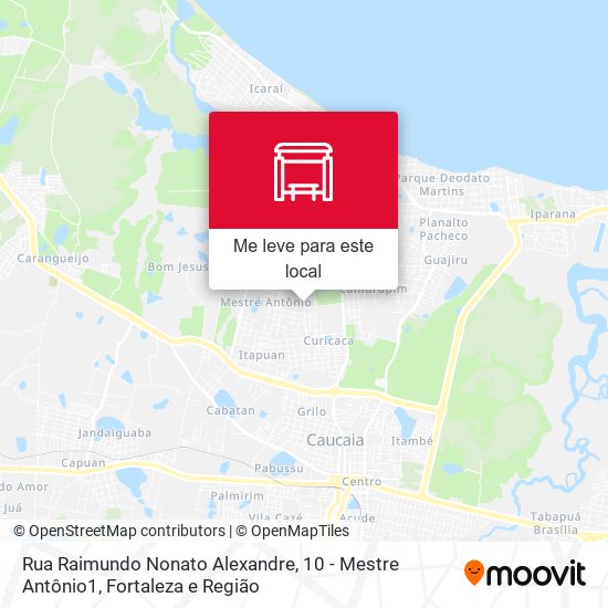 Rua Raimundo Nonato Alexandre, 10 - Mestre Antônio1 mapa