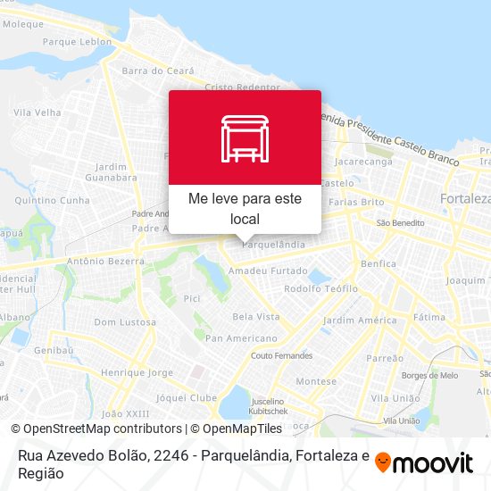 Rua Azevedo Bolão, 2246 - Parquelândia mapa