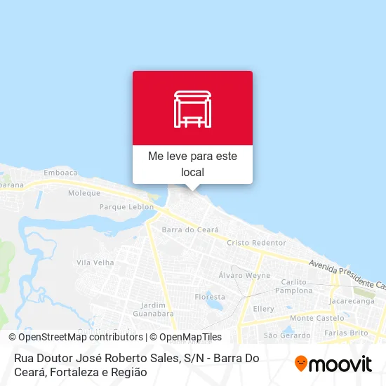 Rua Doutor José Roberto Sales, S / N - Barra Do Ceará mapa