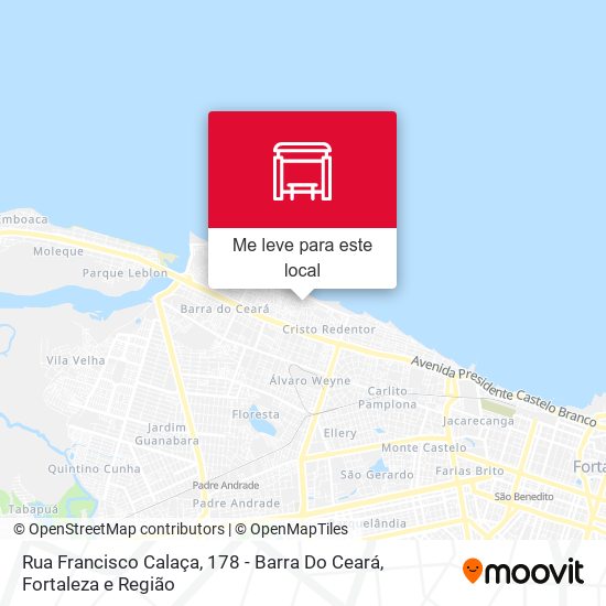 Rua Francisco Calaça, 178 - Barra Do Ceará mapa