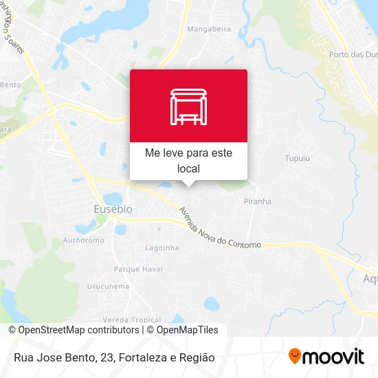 Rua Jose Bento, 23 mapa