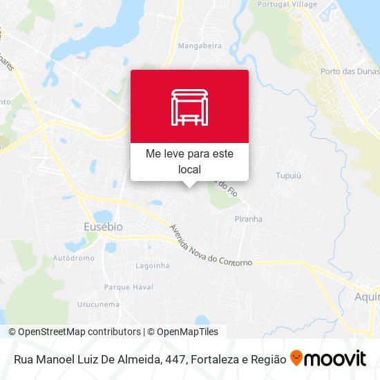 Rua Manoel Luiz De Almeida, 447 mapa