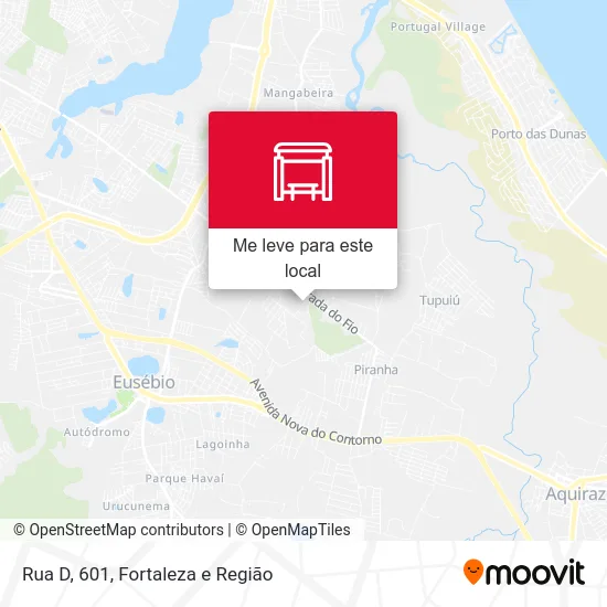 Rua D, 601 mapa