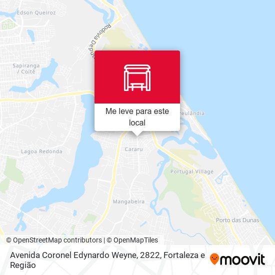 Avenida Coronel Edynardo Weyne, 2822 mapa