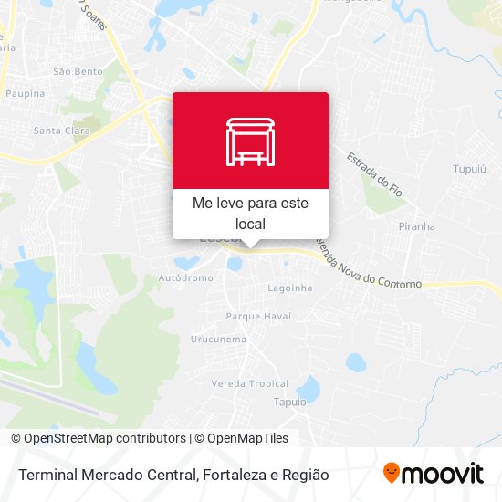 Terminal Mercado Central mapa