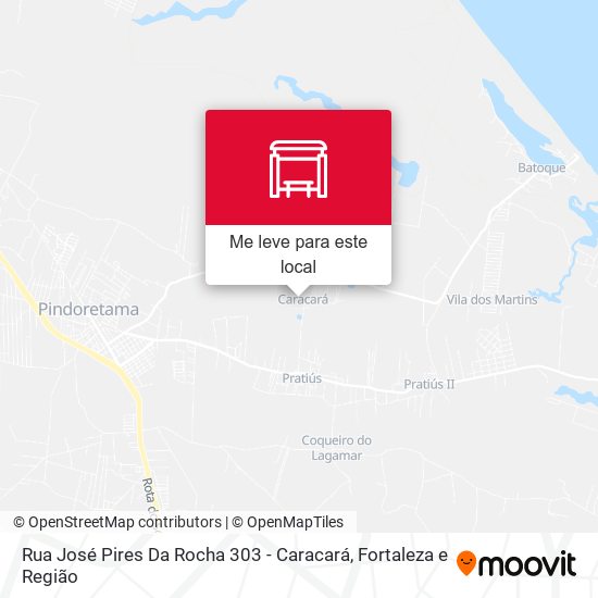 Rua José Pires Da Rocha 303 - Caracará mapa