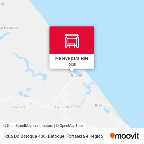Rua Do Batoque 406- Batoque mapa