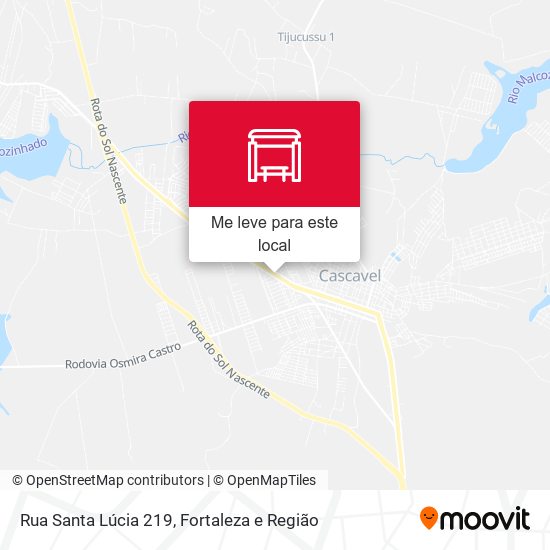 Rua Santa Lúcia 219 mapa
