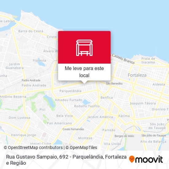 Rua Gustavo Sampaio, 692  - Parquelândia mapa