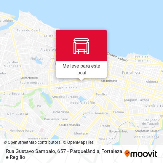 Rua Gustavo Sampaio, 657 - Parquelândia mapa