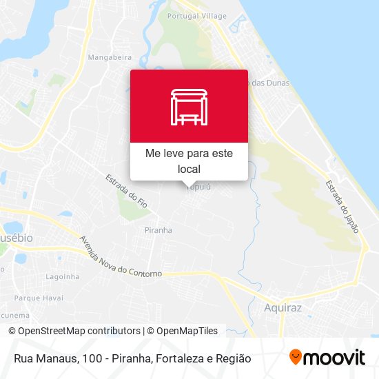 Rua Manaus, 100 - Piranha mapa
