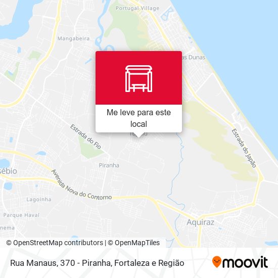 Rua Manaus, 370 - Piranha mapa