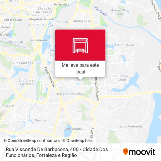 Rua Visconde De Barbacena, 400 - Cidade Dos Funcionários mapa