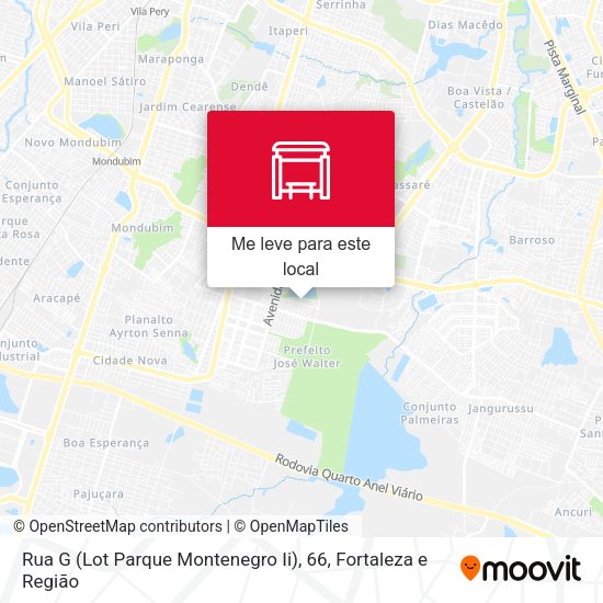 Rua G (Lot Parque Montenegro Ii), 66 mapa