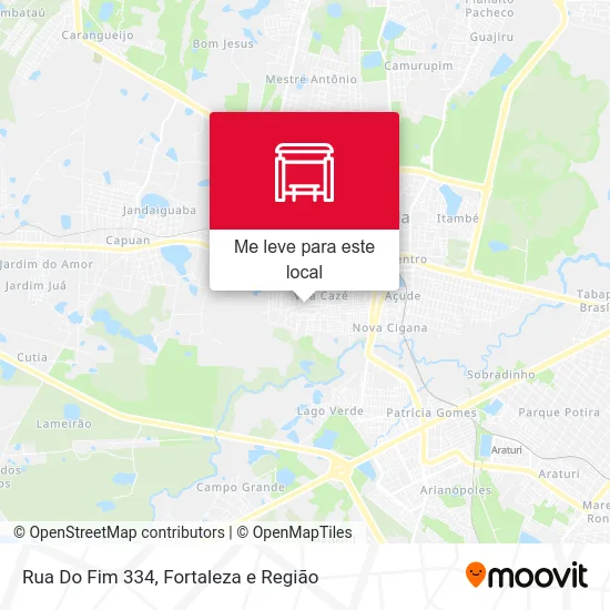 Rua Do Fim 334 mapa