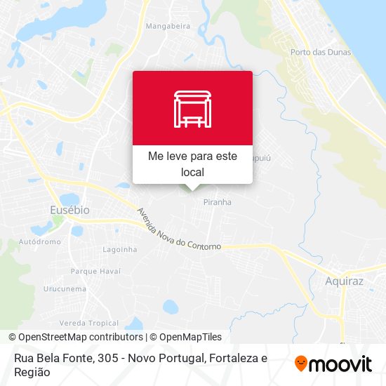 Rua Bela Fonte, 305 - Novo Portugal mapa