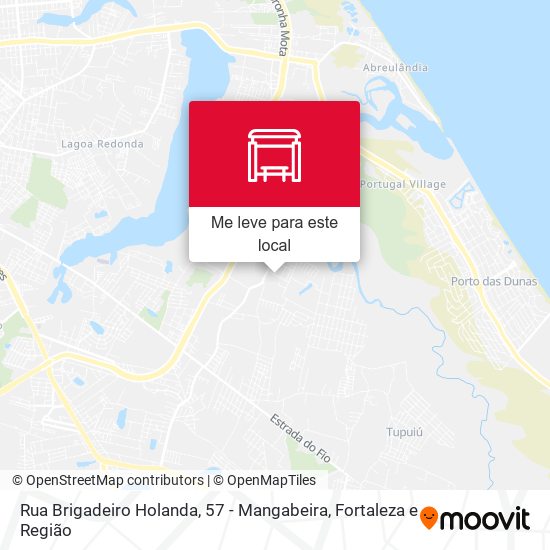 Rua Brigadeiro Holanda, 57 - Mangabeira mapa