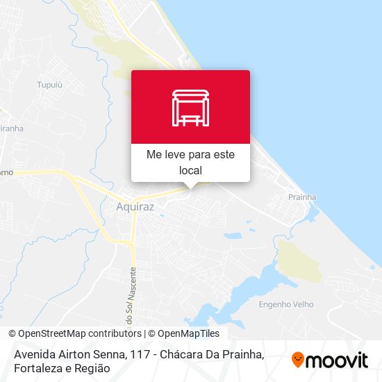 Avenida Airton Senna, 117 - Chácara Da Prainha mapa