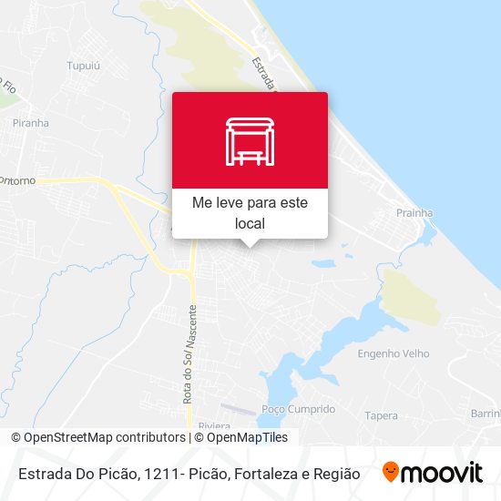 Estrada Do Picão, 1211- Picão mapa