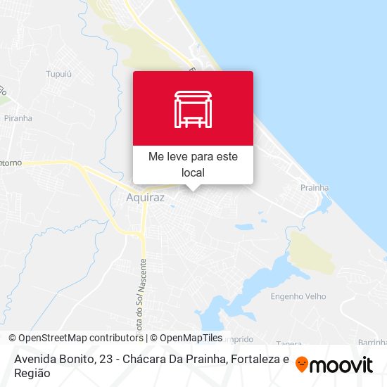 Avenida Bonito, 23 - Chácara Da Prainha mapa