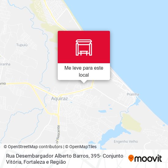 Rua Desembargador Alberto Barros, 395- Conjunto Vitória mapa