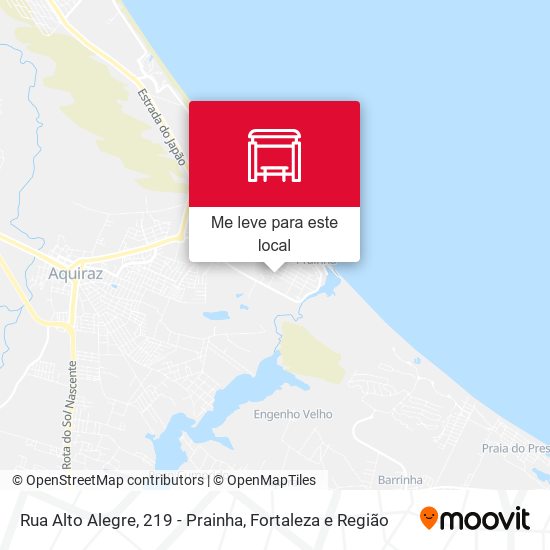 Rua Alto Alegre, 219 - Prainha mapa