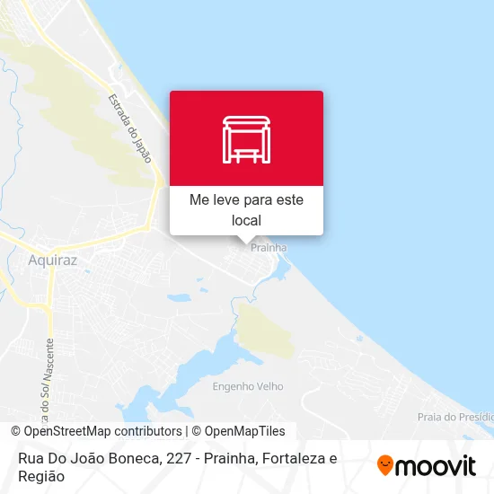 Rua Do João Boneca, 227 - Prainha mapa