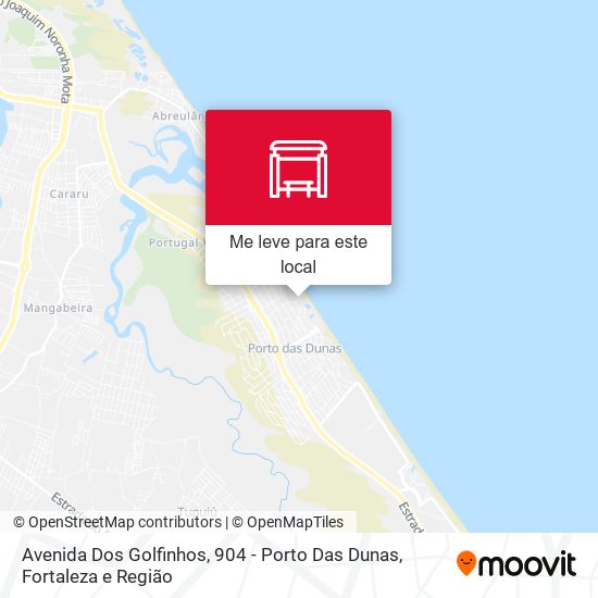 Avenida Dos Golfinhos, 904 - Porto Das Dunas mapa