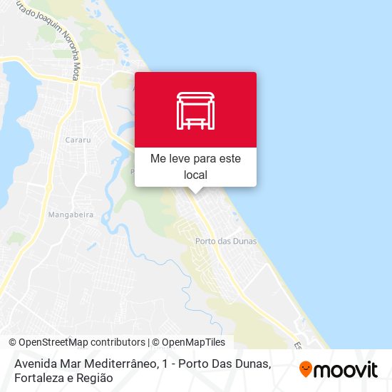 Avenida Mar Mediterrâneo, 1 - Porto Das Dunas mapa