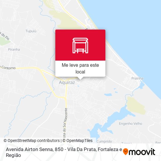 Avenida Airton Senna, 850  - Vila Da Prata mapa