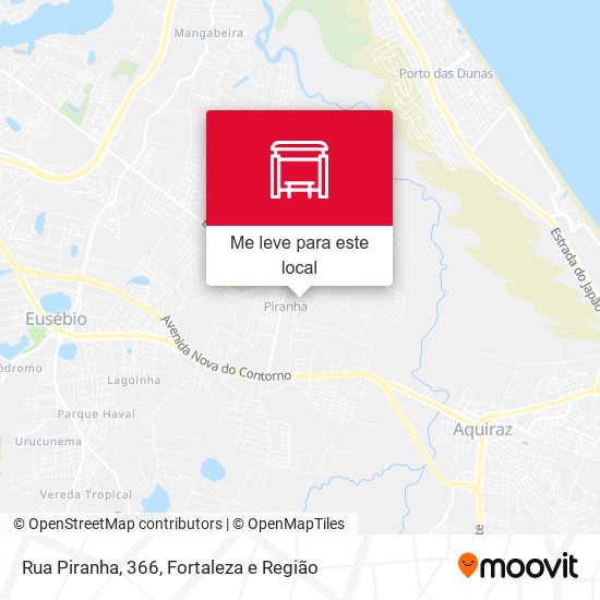 Rua Piranha, 366 mapa
