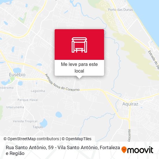Rua Santo Antônio, 59 - Vila Santo Antônio mapa