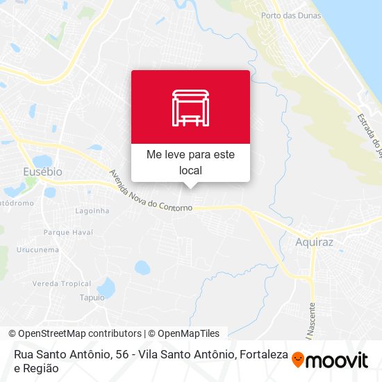 Rua Santo Antônio, 56 - Vila Santo Antônio mapa