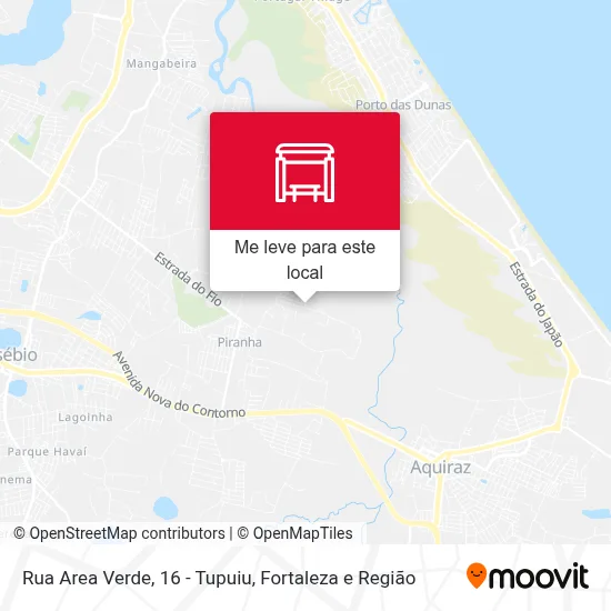 Rua Area Verde, 16 - Tupuiu mapa