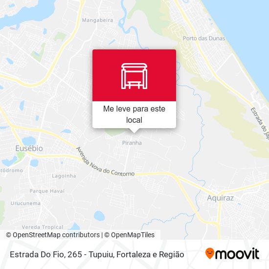 Estrada Do Fio, 265 - Tupuiu mapa