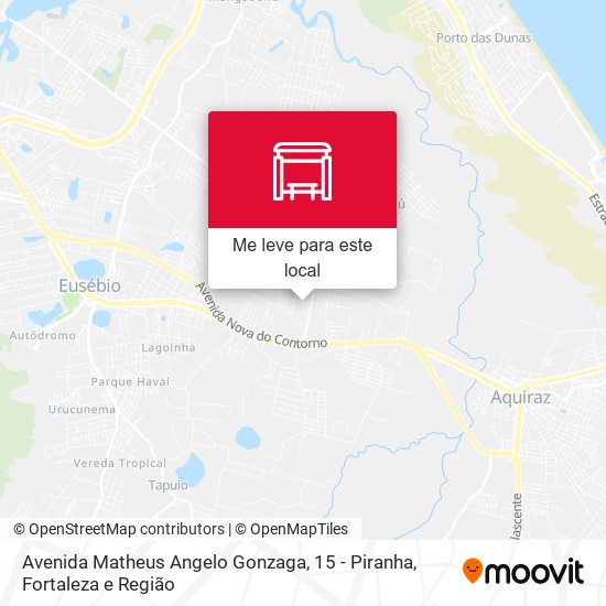 Avenida Matheus Angelo Gonzaga, 15 - Piranha mapa